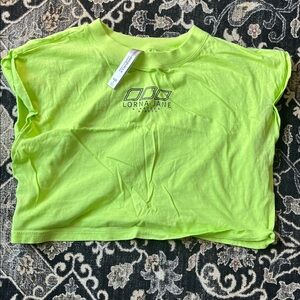 Lorna Jane Bright Lime Tee